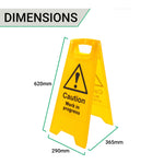 A - Board Caution Work in Progress 620x290mm - tradefit - 4