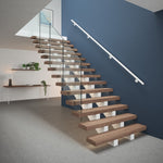 Handrail Kit - Interior Use - 3600mm - Matt White - tradefit - 7