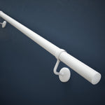 Handrail Kit - Interior Use - 3600mm - Matt White - tradefit - 8