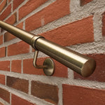 Handrail Kit - Interior Use - 3600mm - Antique Brass - tradefit - 5