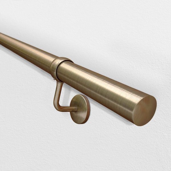 Handrail Kit - Interior Use - 3600mm - Antique Brass - tradefit - Featured Image