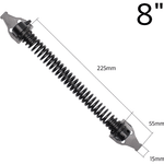 Heavy Adjustable Gate Spring - 200mm / 8 Inch - Black - tradefit - 3