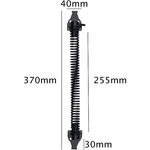 Heavy Adjustable Gate Spring - 250mm / 10 Inch - Black - tradefit - 2