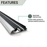 Door Threshold Seal - 44mm Inward Opening - 914mm - Aluminium - tradefit - 3