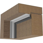 Heavy Duty Single Door Weather Seal Set - Aluminium - tradefit - 5