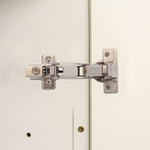 35mm Clip On Sprung Soft Close Kitchen Cabinet Hinge - HALF OVERLAY 165 Deg c/w Screw on Plate - tradefit - 5