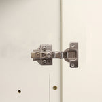 35mm Clip On Sprung Soft Close Kitchen Cabinet Hinge - HALF OVERLAY 110 Deg c/w Euro Screw on Plate - tradefit - 5