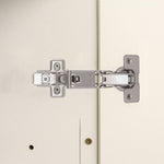 35mm Clip On Sprung Soft Close Kitchen Cabinet Hinge - INSET 165 Deg c/w Screw on Plate - tradefit - 5