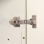 35mm Clip On Sprung Soft Close Kitchen Cabinet Hinge - HALF OVERLAY 165 Deg c/w Euro Screw on Plate - tradefit - 5