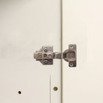 35mm Clip On Sprung Soft Close Kitchen Cabinet Hinge - INSET 110 Deg c/w Euro Screw on Plate - tradefit - 5