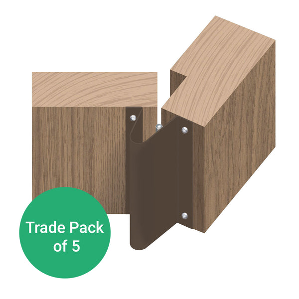 Door Finger Guard Protector - Rear Side - 1950mm - Brown - Trade Pack Of 5 - tradefit - Featured Image