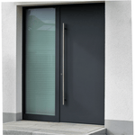 Guardsman Entrance Pull Handles - Back To Back Fix - 1000 x 19mm 900mm c/c - 316 Stainless Steel - tradefit - 3