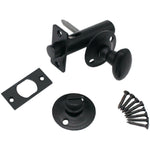 Bathroom - Rack Bolt - 61mm - Oval Thumb Turn - Matt Black - tradefit - 5