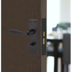 Sassari Matt Black Lever Door Handles - Bathroom - tradefit - 5