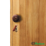 Beehive Wooden Keyhole Reeded Cover Escutcheon Rosewood Each - tradefit - 5