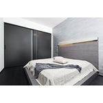 Top Hung Single Wardrobe Sliding Door System To Suit 600mm Opening - tradefit - 2