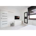 Top Hung Straight Sliding Single Door Kit - Max Weight 100kg - Max Door Width 1250mm - 2.4m Track - tradefit - 4