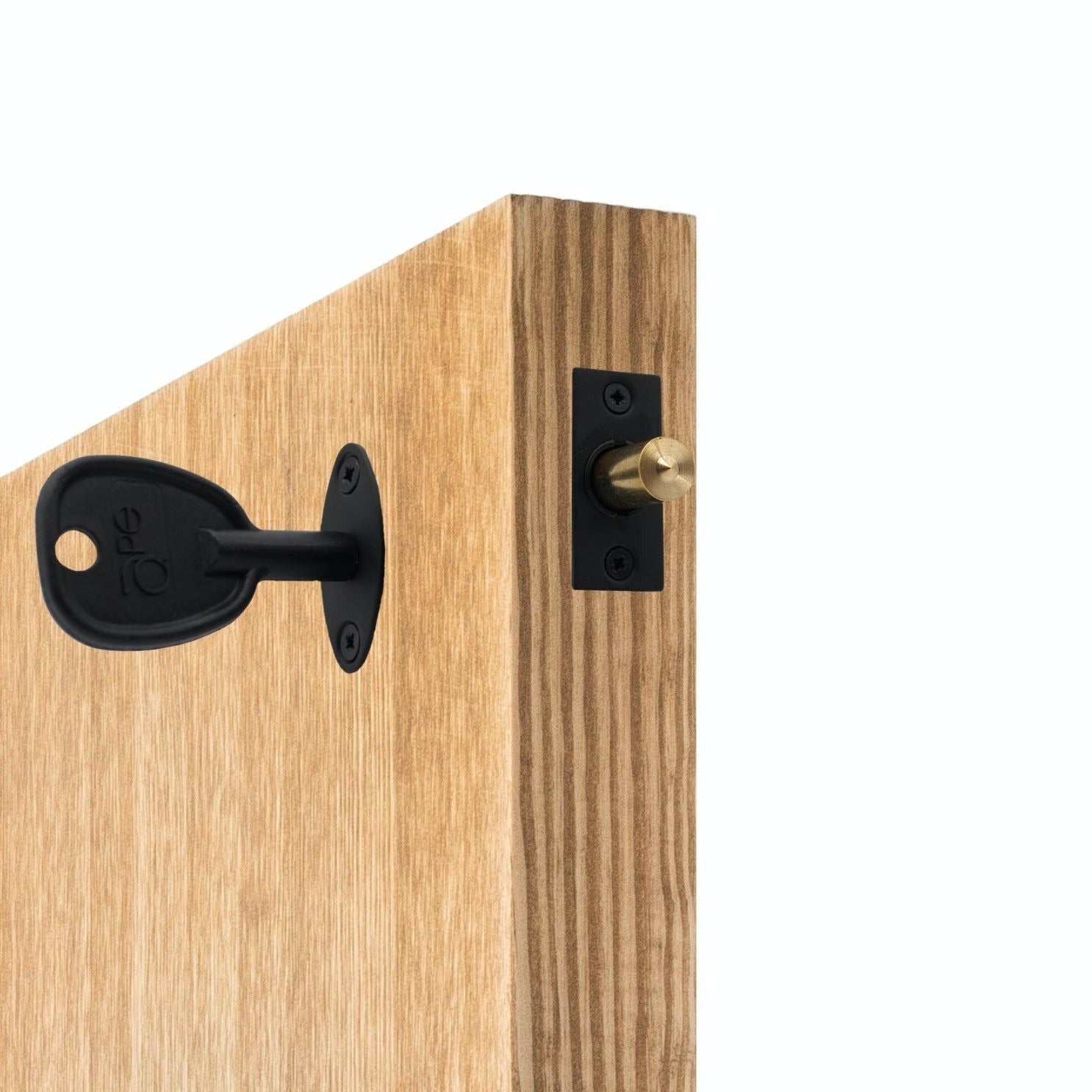 Concealed Door Security Rack Bolts Pack of 1 (no keys) - 61mm - Black ...