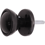 Plastic Rim / Mortice Knob Set - 50mm - Black - tradefit - 6