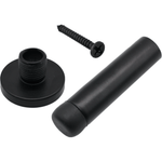 Projection Wall Mounted Door Stop - Concealed Fixing - Matt Black - tradefit - 4