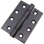 Black Fire Door Hinges - 4 Inch/102mm - Grade 13 Steel Ball Bearing - Pack 2 - tradefit - 5