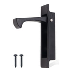 Sliding Pocket Door Edge Pull - 90mm x 18mm x 14mm Deep - Matt Black - tradefit - 1