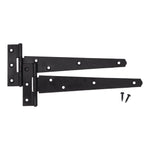 Medium Tee Door and Gate Hinge - 18 inch - Black - tradefit - 1