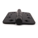 Black Fire Door Hinges - 4 Inch/102mm - Grade 13 Steel Ball Bearing - Pack 2 - Radius - tradefit - 8