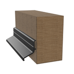 Door Rain Deflector - 914mm - Black - tradefit - 6