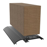 Roll Over Door Threshold Seal - Inward and Outward Opening - 914mm - Black - tradefit - 6