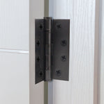 Black Fire Door Hinges - 4 Inch/102mm - Grade 13 Steel Ball Bearing - Pack 2 - tradefit - 8