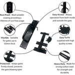 Medium Suffolk Latch - 205 x 45mm - Black - tradefit - 2