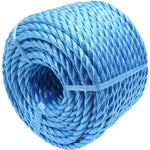 Blue Rope Poly Polypropylene Builder Rope - 8mm x 30m - Plumber Electrician Draw Rope - tradefit - 2