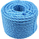 Blue Rope Poly Polypropylene Builder Rope - 8mm x 30m - Plumber Electrician Draw Rope - tradefit - 3