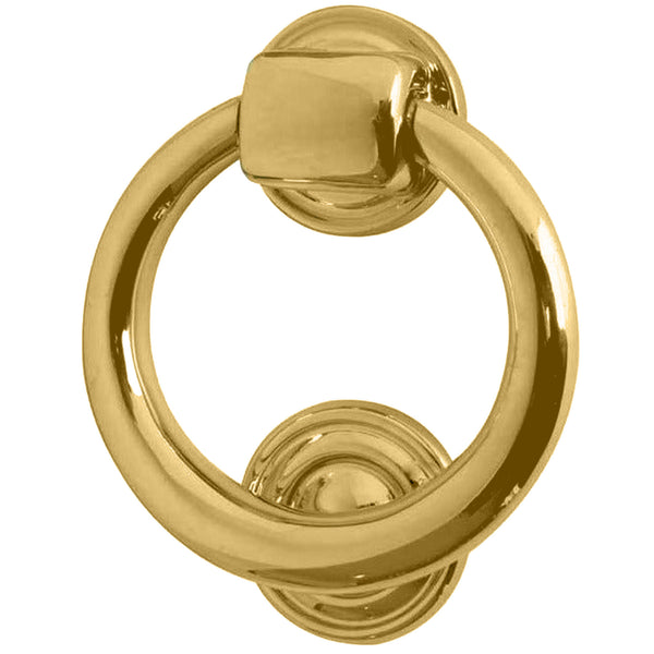 Ring Door Knocker - 105mm - Polished Brass - tradefit - Featured Image