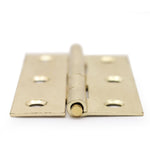 Steel Butt Hinges 1840 Loose Pin Pattern - 76x51x1.5mm - Brass Plated - Pair - EXCLUDING Screws - tradefit - 8