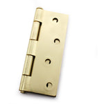 Steel Butt Hinges 1840 Loose Pin Pattern - 102x67x2mm - Brass Plated - Pair - EXCLUDING Screws - tradefit - 6