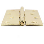 Steel Butt Hinges 1840 Loose Pin Pattern - 102x67x2mm - Brass Plated - Pair - EXCLUDING Screws - tradefit - 8