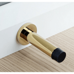 Projection Wall Mounted Door Stop - 70mm - Brass Plated - tradefit - 5