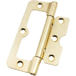 Loose Pin Hurlinge Cabinet Hinge - 102mm - Brass Plated - Pair - EXCLUDING Screws - tradefit - 2