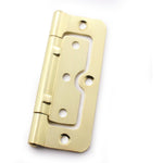 Fixed Pin Hurlinge Cabinet Hinge - 102mm - Brass Plated - Pair - EXCLUDING Screws - tradefit - 7