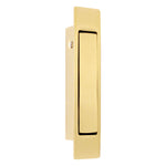 Sliding Pocket Door Edge Pull - 90mm x 18mm x 14mm Deep - Satin Brass - tradefit - 6