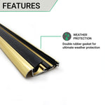 Door Threshold Seal - 44mm Inward Opening - 914mm - Gold - tradefit - 3