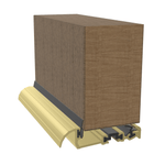 Door Threshold Seal - 44mm Inward Opening - 914mm - Gold - tradefit - 6