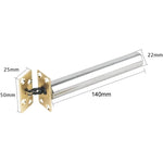Chain Door Closer - Square Forend - Brass Plated - tradefit - 3
