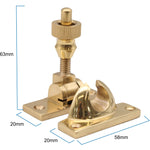 Brighton Sash Window Fastener - Polished Brass - 58mm - tradefit - 3