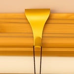 Brass Picture Rail Hook Moulding Dado - Brass Plated - Pack of 10 - tradefit - 2