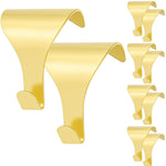 Brass Picture Rail Hook Moulding Dado - Brass Plated - Pack of 10 - tradefit - 1