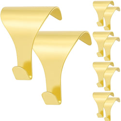 Brass Picture Rail Hook Moulding Dado - Brass Plated - Pack of 10 - tradefit