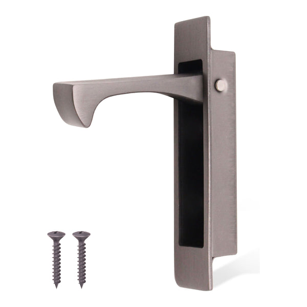 Sliding Pocket Door Edge Pull - 90mm x 18mm x 14mm Deep - Matt Bronze - tradefit - Featured Image